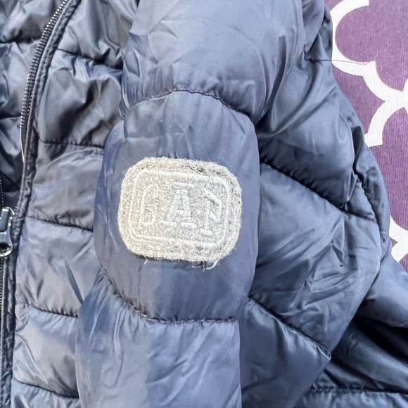 Gap Lightweight Puffer Navy Blue Boys Jacket - Picture 5 of 5